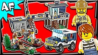 Lego City SWAMP POLICE Station 60069 Stop Motion Build Review [upl. by Nnagrom117]