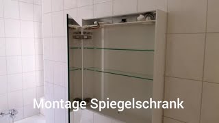 Montage Spiegelschrank Badezimmer [upl. by Pernell319]