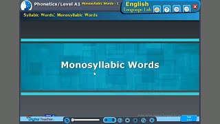 Monosyllabic words Phonetics  English language lab [upl. by Ielirol]