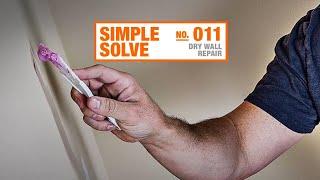 How to Fix Small Holes in Drywall  The Home Depot Canada [upl. by Ventura505]