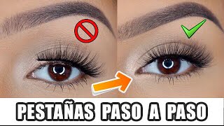 TRUCOS PARA APLICAR PESTAÑAS POSTIZAS  PRINCIPIANTES  AbrilDoesMakeup ♡ [upl. by Naej]