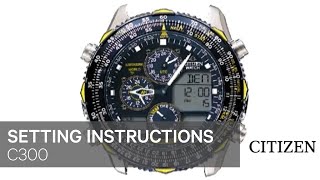 Citizen Watch Setting Instruction — C300 [upl. by Brandise]