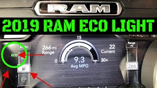 How To EnableDisable 2019 Ram Eco Light [upl. by Airol]