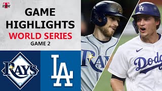 Tampa Bay Rays vs Los Angeles Dodgers Game 2 Highlights  World Series 2020 [upl. by Ennaus]