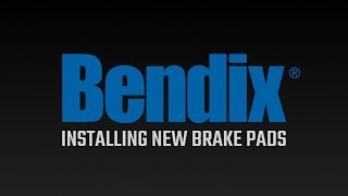 Bendix Brake Pad Installation [upl. by Masuh311]