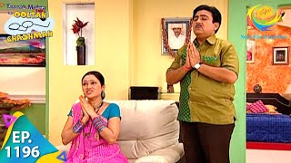 Taarak Mehta Ka Ooltah Chashmah  Episode 1196  Full Episode [upl. by Leahcim]