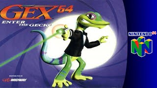 Nintendo 64 Longplay Gex 64 Enter the Gecko [upl. by Hose]