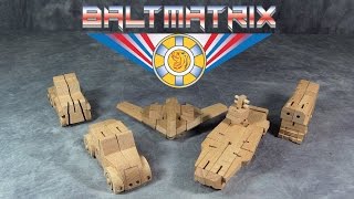 Bamloff WooBots  Transformable Wooden Robots [upl. by Sula]