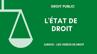 LEtat de droit [upl. by Alleen]