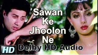 Sawan Ke Jhoolon Ne Mujhko Bulaya HD 1080p  Nigahen Songs  Mohammad Aziz Songs Dolby HD Audio [upl. by Hinch]