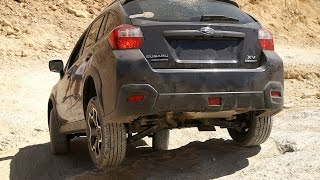 SUBARU XV Crosstrek Eats Snow Mud and Stones For Breakfast [upl. by Zzabahs]