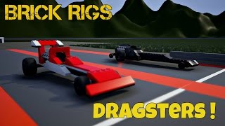 Dragsters  Brick Rigs Gameplay Quick Look [upl. by Hamford104]