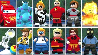 LEGO The Incredibles  All 119 Characters W Gameplay DLC Included [upl. by Ndnarb731]