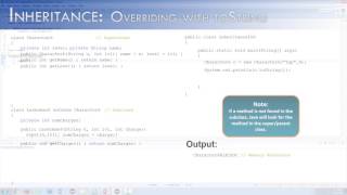 Inheritance 4  Overriding with toString Java [upl. by Shelah847]