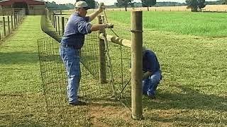 How to Install High Tensile Horse Fence [upl. by Irved915]