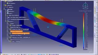 CATIA V5 Static Analysis Engineering Optimizer [upl. by Sivad]