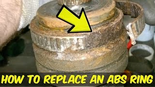 ABS Reluctor Ring Replacement  How To  BMW 3 Series [upl. by Tabb350]