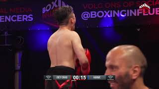 BOXING INFLUENCERS  HELE WEDSTRIJD HANWE vs JOEY CRAIG [upl. by Xed24]