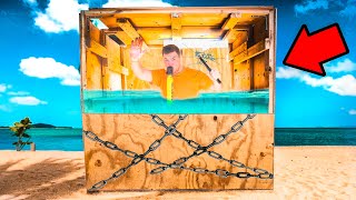 ESCAPE The UNBREAKABLE Box UNDERWATER Or stay 24 Hours PRANK [upl. by Nirraj811]