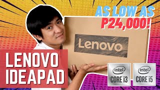 LENOVO IDEAPAD i3 AND i5 Unboxing Reviewing amp Upgrading  PHP 24000 BUDGET NA LAPTOP [upl. by Arretnahs222]