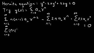 Hermite differential equation [upl. by Grosz367]