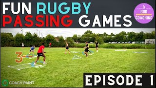 Fun Rugby Passing Games  Catch Pass Games for ALL Ages  Episode 1  GDD Rugby Coaching amp Analysis [upl. by Amathist416]