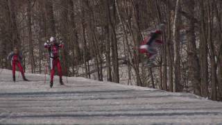 nordic skiing stunts HD  fun [upl. by Aicilav]