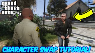 How to Character Swap in GTA 5 Modding Tutorial [upl. by Ativla655]