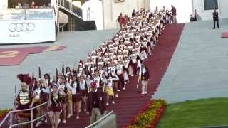 USC band entering the Coliseum 113013 [upl. by Crystie]