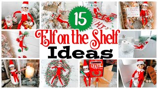 15 EASY Elf on the Shelf Ideas 🎄Christmas Crafts and DIYs CHILD EYES FRIENDLY [upl. by Popele]