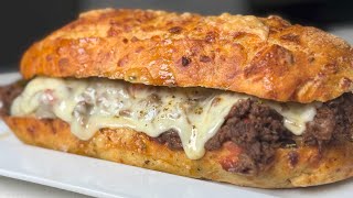 Homemade Philly Cheese Steak Sandwich [upl. by Watson]