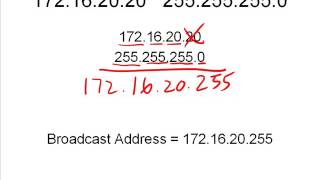 19 How to Find the Broadcast Address [upl. by Cristina917]