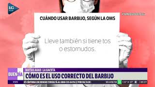 Cómo es el uso correcto del barbijo [upl. by Sasnett557]