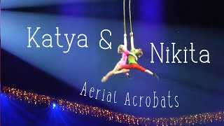 Katya and Nikita  A Touch of Gold  Aerial Acrobats [upl. by Sally]