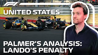 Why Did Lando Norris Receive A Penalty In Austin  Jolyon Palmer’s F1 TV Analysis  Workday [upl. by Ellenor]