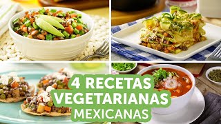 4 recetas vegetarianas mexicanas  Kiwilimón [upl. by Hardunn218]