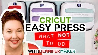 Cricut EasyPress Tips Tricks amp What NOT to Do [upl. by Leiruh]