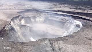 Kīlauea Volcano  Midday Overflight June 5 [upl. by Teirtza814]