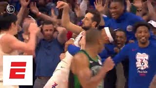 Celtics vs 76ers Game 3 The wild final 10 seconds of regulation  ESPN [upl. by Odab]