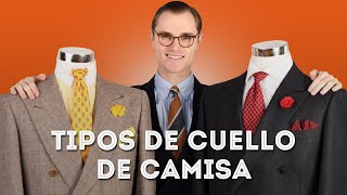 Tipos de cuello de camisa para hombres una guía detallada – los cuellos inglés italiano cutaway [upl. by Enihpad849]