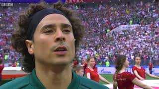 Germany v Mexico anthems world cup 2018  17 June 2018 [upl. by Jase]