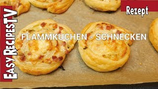 Flammkuchen Schnecken [upl. by Elboa]