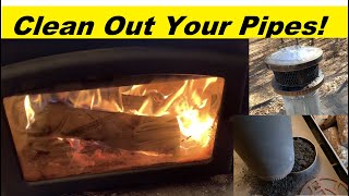 How To Clean Chimney Wood Stove Pipes [upl. by Jaime]