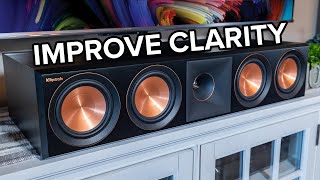 MAXIMIZE the Sound From Your Center Channel Speaker  5 TIPS [upl. by Yahsan]