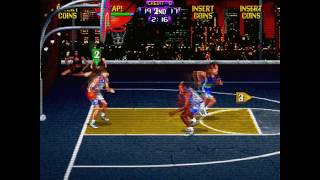 NBA Hangtime arcade  76ers vs Timberwolves 6359 [upl. by Acemat497]