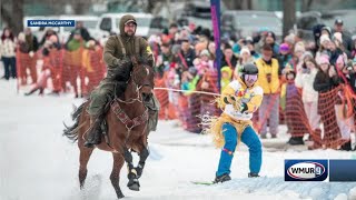 Skijoring event takes place in Waterville Valley [upl. by Umeko]