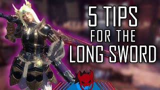 5 LONG SWORD TIPS  Monster Hunter World Iceborne [upl. by Etyam]