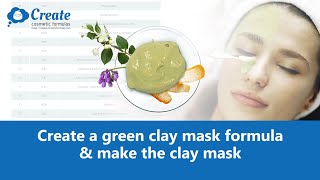 How to make a clay mask  green clay mask [upl. by Ahsuat]