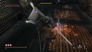 Sekiro  Armored Warrior Mini Boss Fight [upl. by Alema]