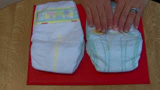 Pampers Baby Dry vs Pampers Premium Protection [upl. by Poucher]